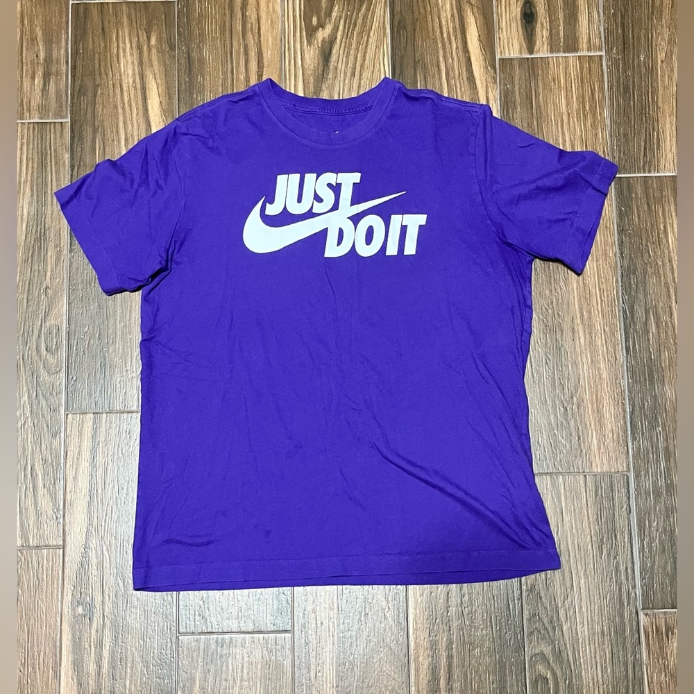 Nike Purple‎ Tee with White Logo